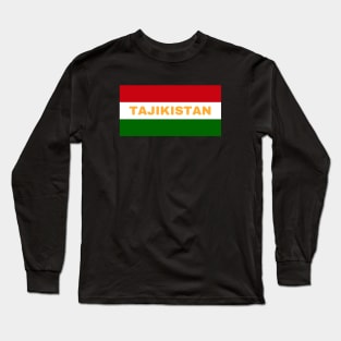 Tajikistan Flag Colors Long Sleeve T-Shirt